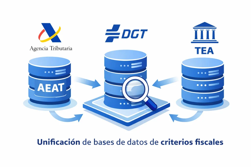 Unificación de bases de datos de criterios fiscales AEAT DGT y Tribunales Económico-Administrativos