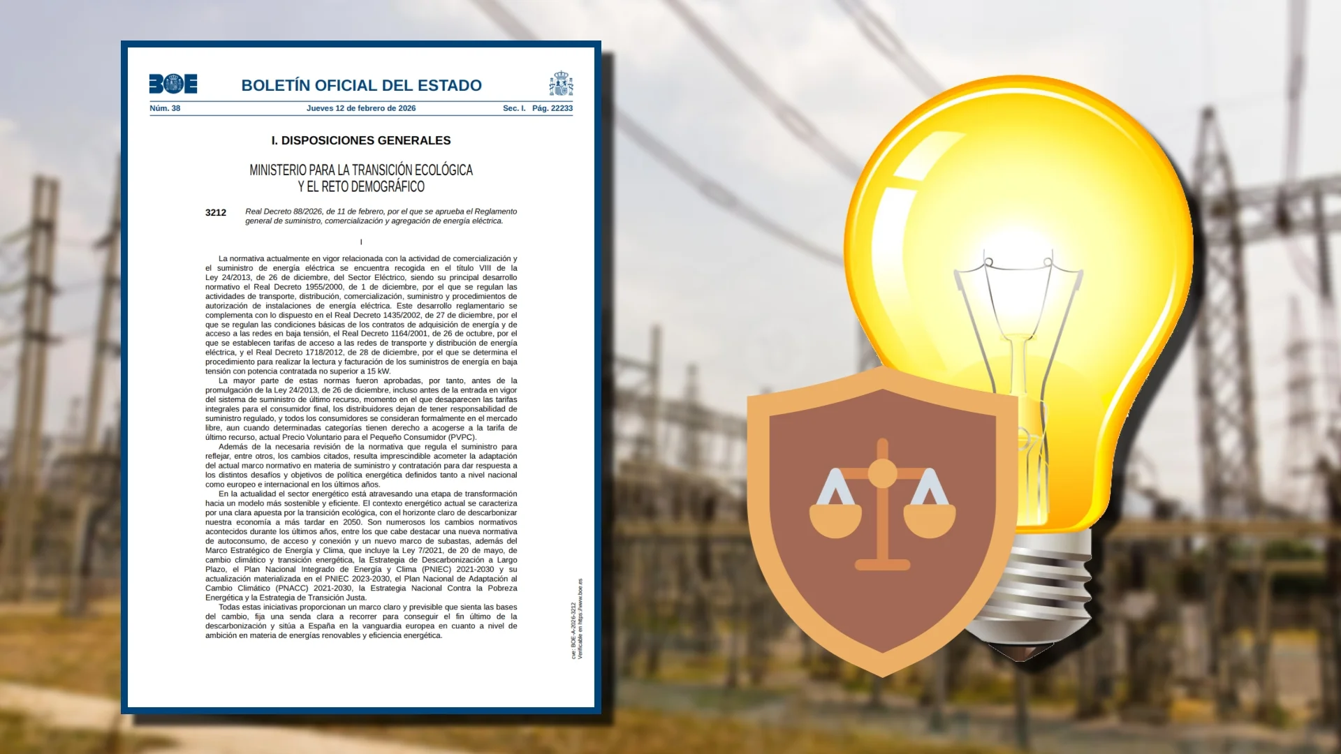 Nuevo reglamento de suministro eléctrico 2026 para autónomos y empresas